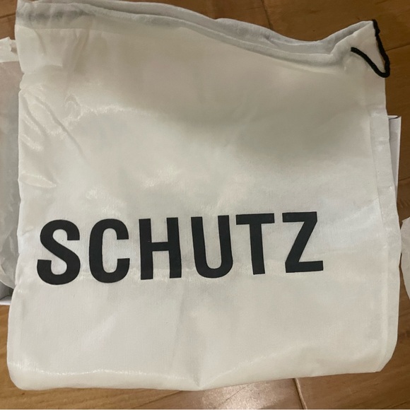 SCHUTZ Thea Ankle Tie Block heel sandal in Silver - Picture 10 of 12